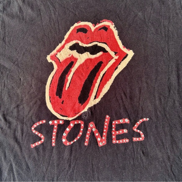 Black Rolling Stones Graphic Tee - Picture 2 of 8